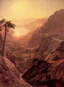 Albert Bierstadt View of Donner Lake, California china oil painting reproduction